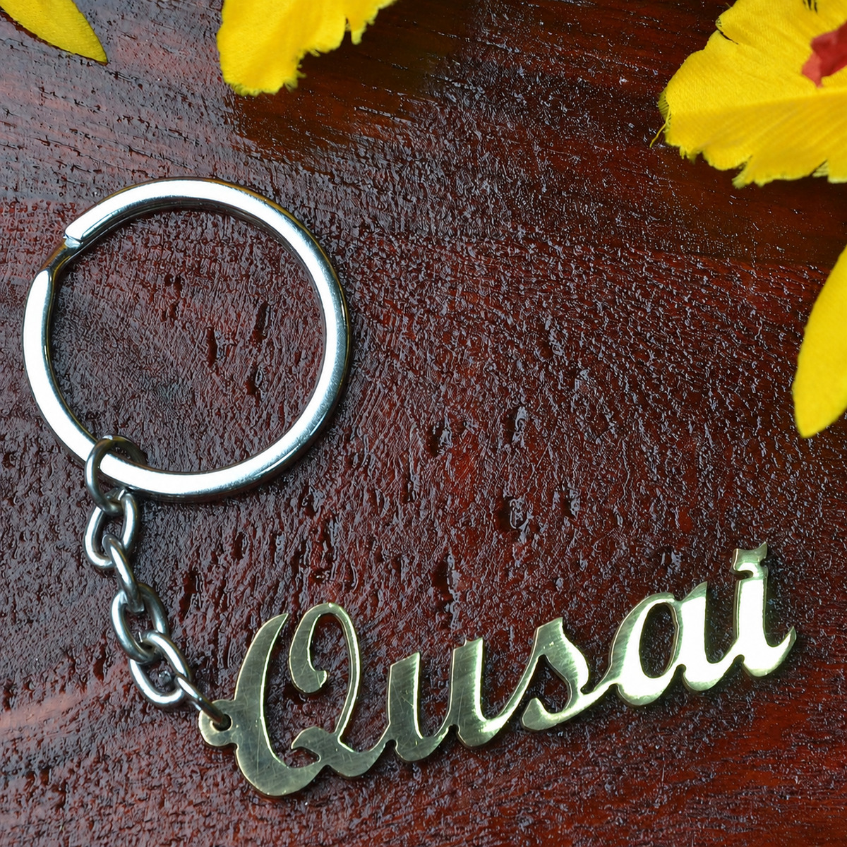 Brass Name Keychains