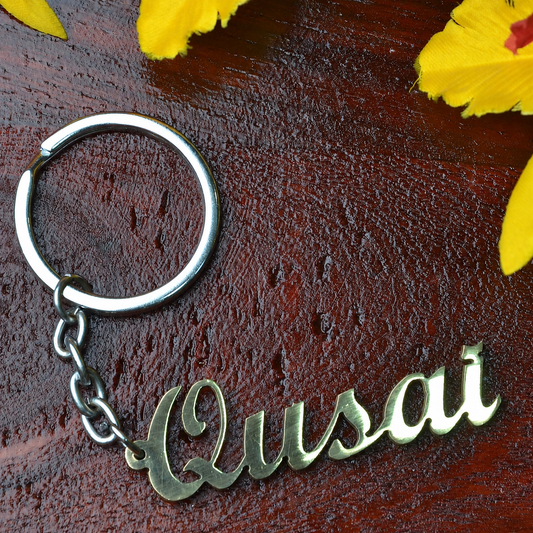 Brass Name Keychains